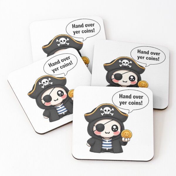 Item preview, Tiny Pirate – Hand Over Yer Coins! designed and sold by Icareis-Studios.