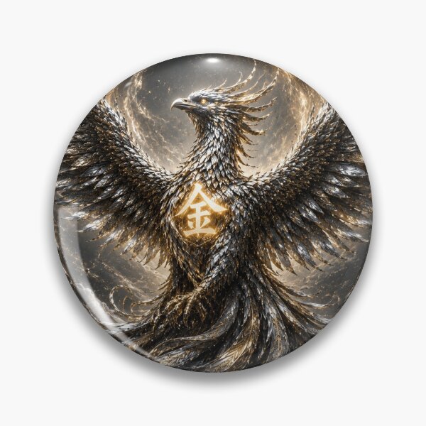 Item preview, Elemental Metal Phoenix designed and sold by Axokris.
