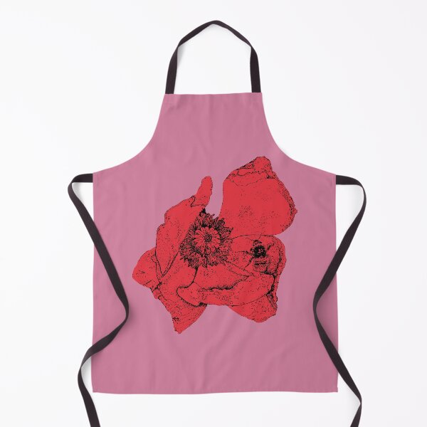 Item preview, Poppy and Bee - BG (#D6809F) and C1 (#E6313F) designed and sold by The Stippler Process.
