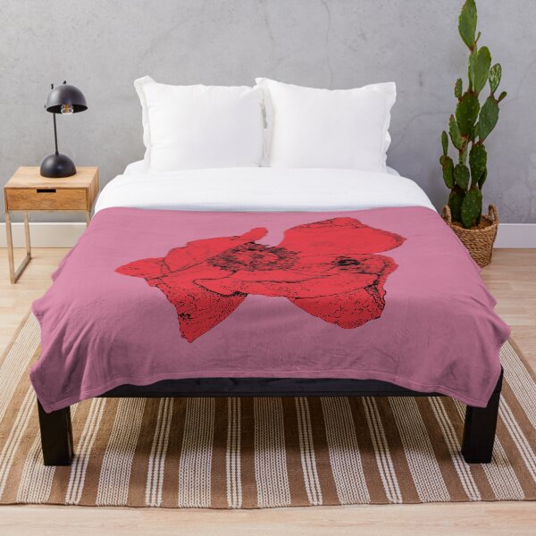 Item preview, Poppy and Bee - BG (#D6809F) and C1 (#E6313F) designed and sold by The Stippler Process.
