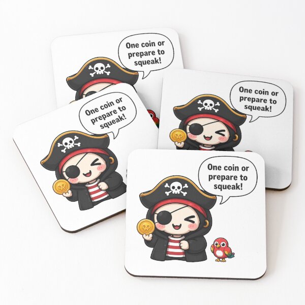 Item preview, Tiny Pirate – One Coin or Prepare to Squeak! designed and sold by Icareis-Studios.