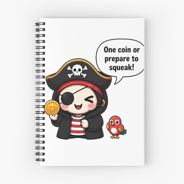 Item preview, Tiny Pirate – One Coin or Prepare to Squeak! designed and sold by Icareis-Studios.