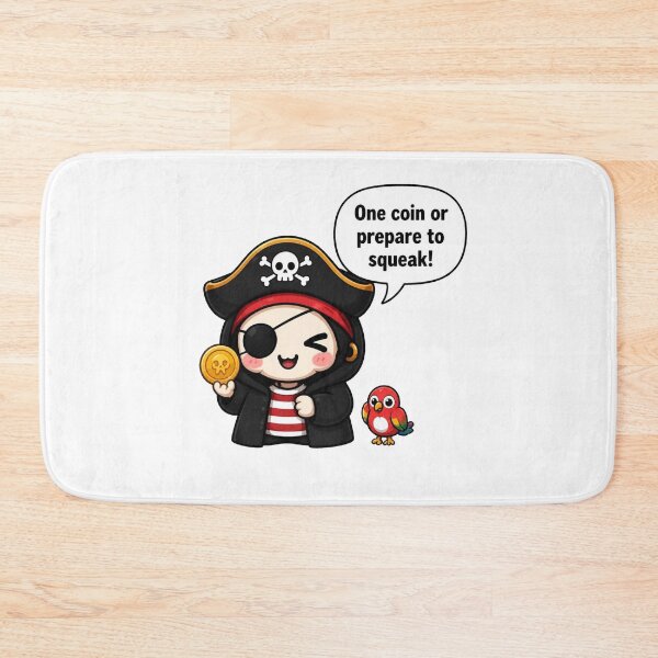 Item preview, Tiny Pirate – One Coin or Prepare to Squeak! designed and sold by Icareis-Studios.