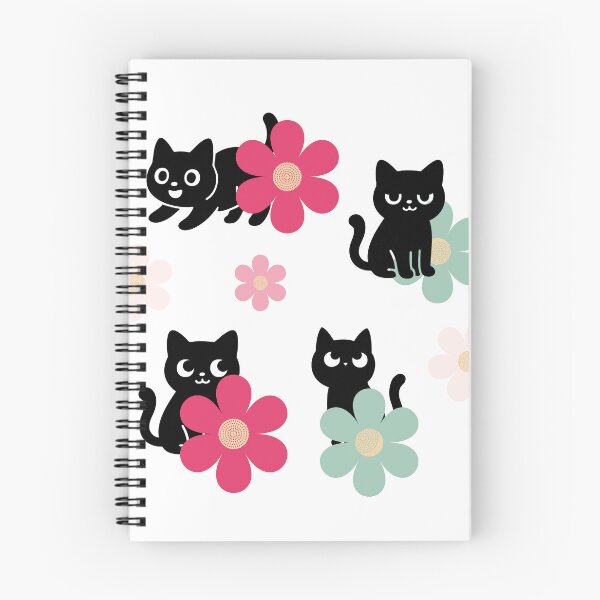 Item preview, Charming Black Cats & Pastel Mod Daisy Garden designed and sold by Creativ_Design.