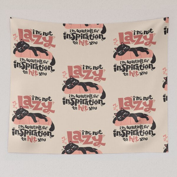 Item preview, I'm not Lazy  im waiting for inspiration to hit you Classic T Shirt designed and sold by Lulu Shop.
