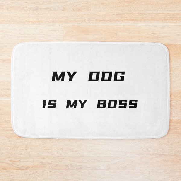 Item preview, My Dog Is My Boss T-Shirt – Funny Pet Owner Tee | Uncle Jichuan designed and sold by Uncle-Jichuan.