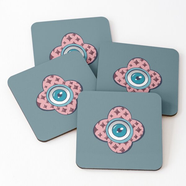 Item preview, Evil Eye - Imaginary Visual Pink designed and sold by Mystic Eye Loom Studio .