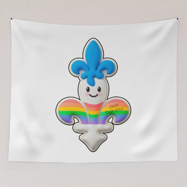 Item preview, Fleur-de-Lys YES pride designed and sold by PopAlien.