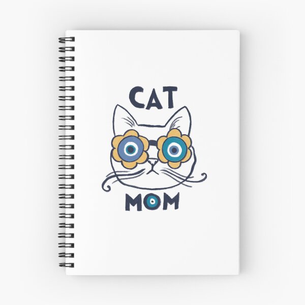 Item preview, Amulet - Cat Mom Blue designed and sold by Mystic Eye Loom Studio .