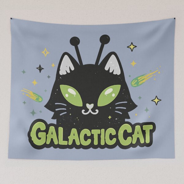 Item preview, GalacticCat – Wanderer Through The Universe designed and sold by iamdesigns14.