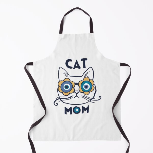 Item preview, Amulet - Cat Mom Blue designed and sold by Mystic Eye Loom Studio .
