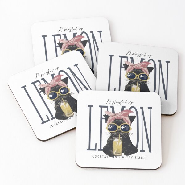 Item preview, Cute Lemon Cat with Sunglasses - Kitty Lemonade Aesthetic designed and sold by Rangmanch.