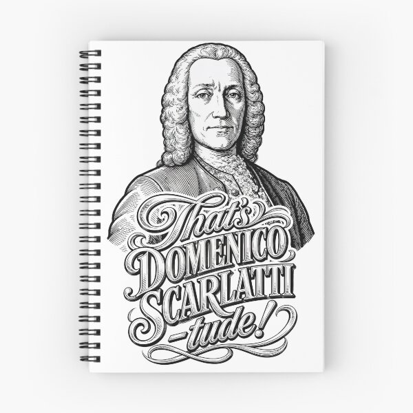 Item preview, Wall Art - Postcard - Domenico Scarlatti‑tude designed and sold by ForeverPrintsOK.