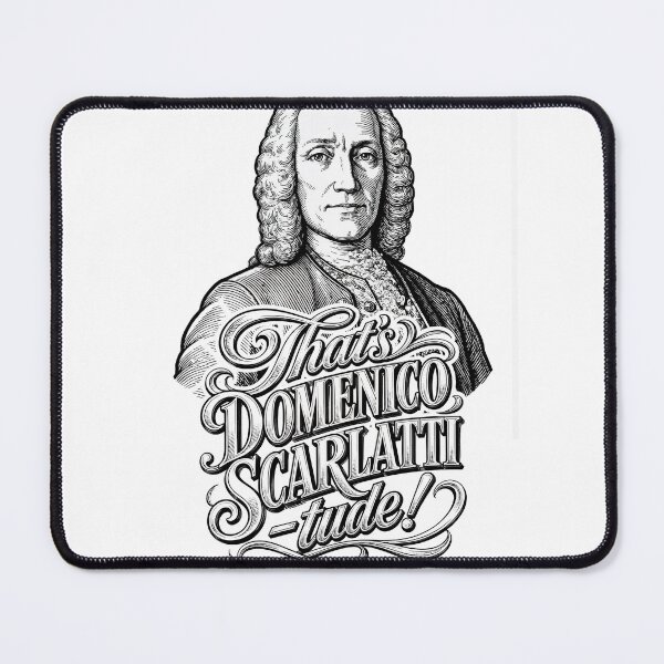 Item preview, Wall Art - Postcard - Domenico Scarlatti‑tude designed and sold by ForeverPrintsOK.