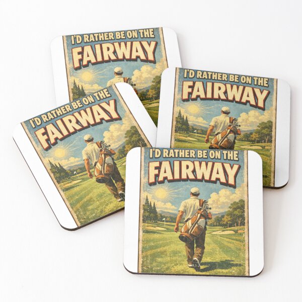 Item preview,  I'd Rather Be On The Fairway Vintage Golf Poster Sunny Day Gift For Golf Lover designed and sold by Print Loft.