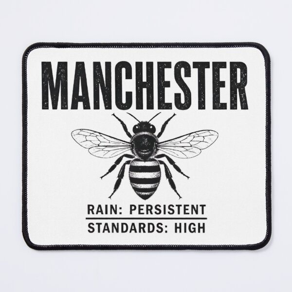 Item preview, Manchester - Worker Bee Graphic Tee designed and sold by Barcud Designs.