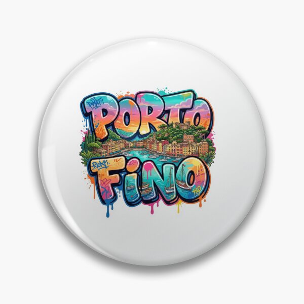 Item preview, Portofino Harbor Graffiti Sticker designed and sold by Imaginarium of Chaos falcon88 .