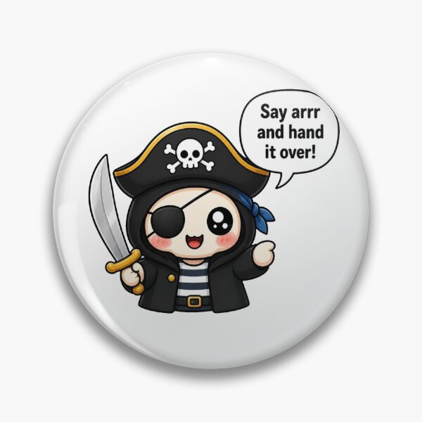 Item preview, Tiny Pirate – Say Arrr and Hand It Over! designed and sold by Icareis-Studios.