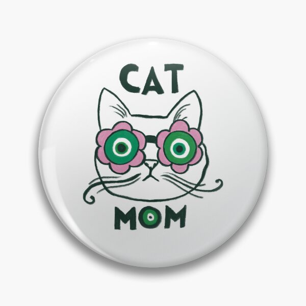 Item preview, Amulet - Cat Mom Green designed and sold by Mystic Eye Loom Studio .