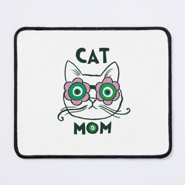 Item preview, Amulet - Cat Mom Green designed and sold by Mystic Eye Loom Studio .