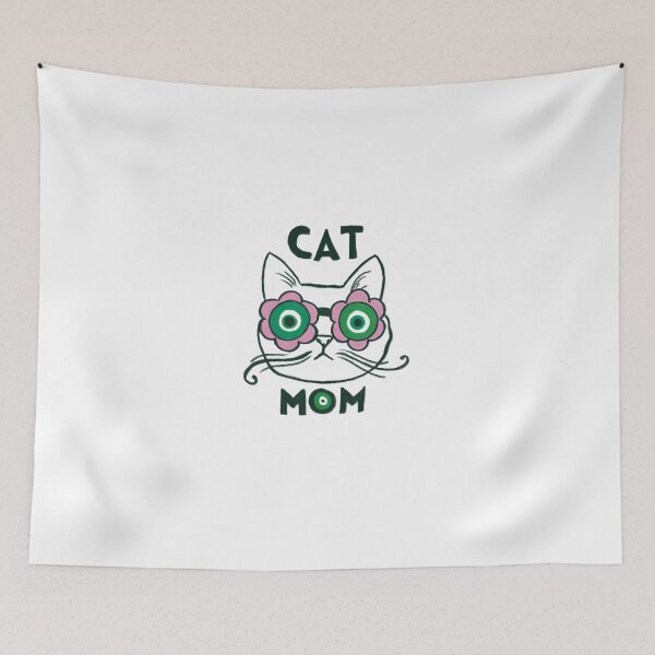 Item preview, Amulet - Cat Mom Green designed and sold by Mystic Eye Loom Studio .
