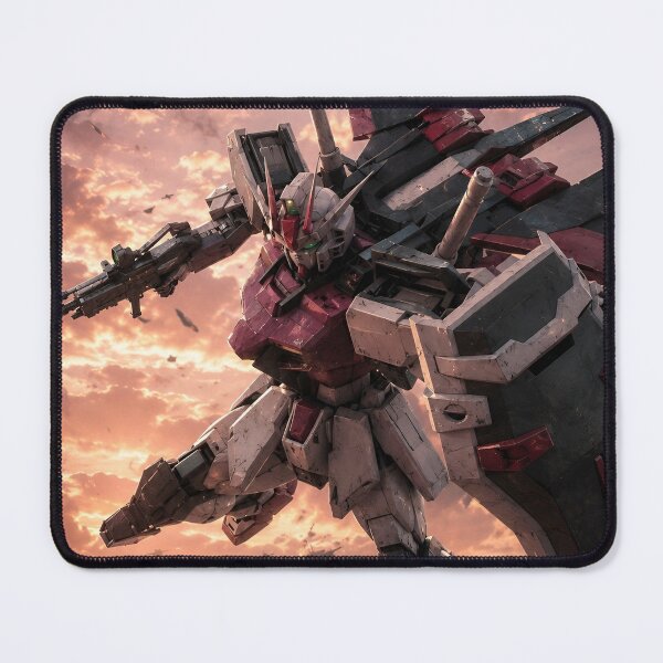 Item preview, Strike Rouge Gundam Battle at Sunset – Mobile Suit Gundam SEED Epic Mecha Artwork designed and sold by Dyan4.