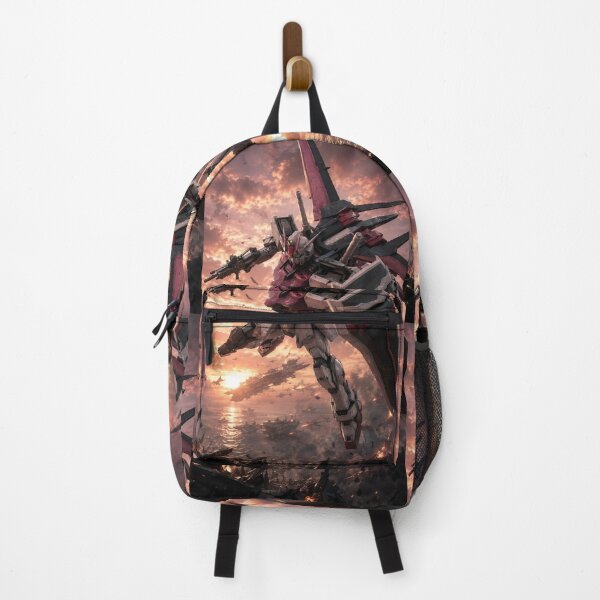 Item preview, Strike Rouge Gundam Battle at Sunset – Mobile Suit Gundam SEED Epic Mecha Artwork designed and sold by Dyan4.