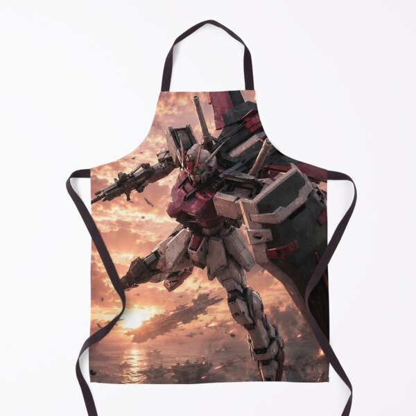 Item preview, Strike Rouge Gundam Battle at Sunset – Mobile Suit Gundam SEED Epic Mecha Artwork designed and sold by Dyan4.