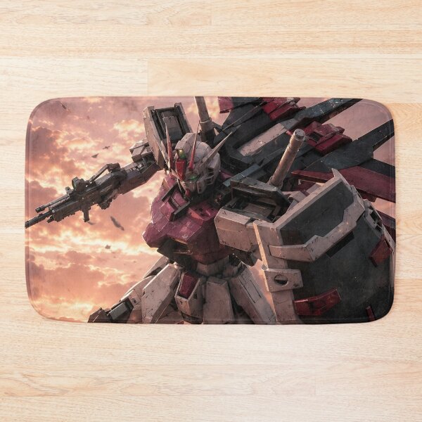 Item preview, Strike Rouge Gundam Battle at Sunset – Mobile Suit Gundam SEED Epic Mecha Artwork designed and sold by Dyan4.