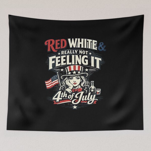 Item preview, Red White & Really Not Feeling It designed and sold by FANTASYoDarknes.
