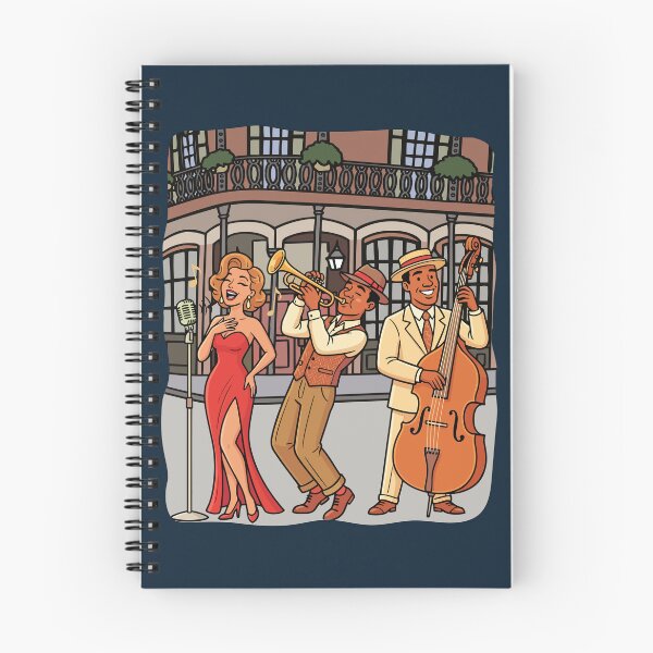 Item preview, Vintage New Orleans Jazz Night, French Quarter Music Art designed and sold by mashmosh.