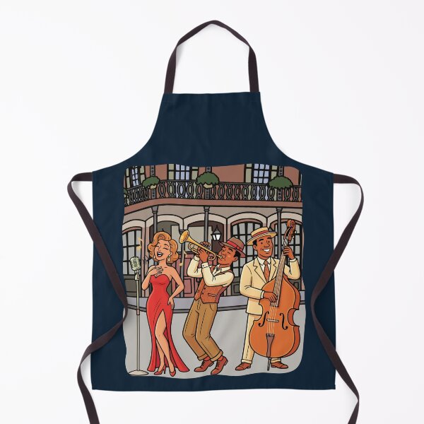 Item preview, Vintage New Orleans Jazz Night, French Quarter Music Art designed and sold by mashmosh.