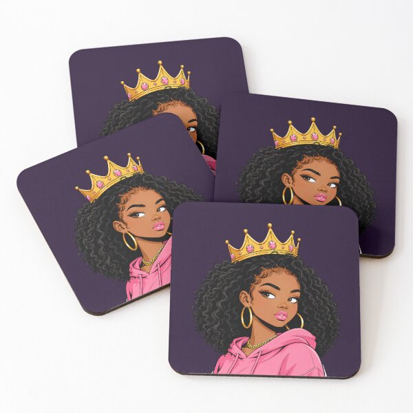Item preview,  Black Queen with Golden Crown Melanin Magic designed and sold by Jankes88.
