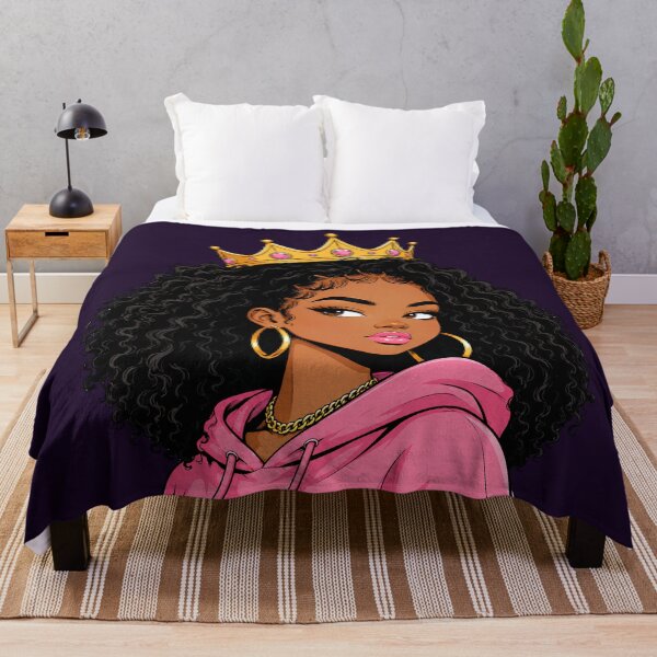 Item preview,  Black Queen with Golden Crown Melanin Magic designed and sold by Jankes88.