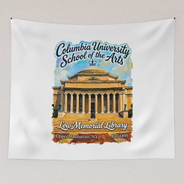 Item preview, Columbia University School of the Arts Oil Painting Impression designed and sold by EvergreenPark - Tee Studio.