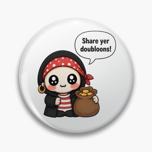 Item preview, Tiny Pirate – Share Yer Doubloons! designed and sold by Icareis-Studios.