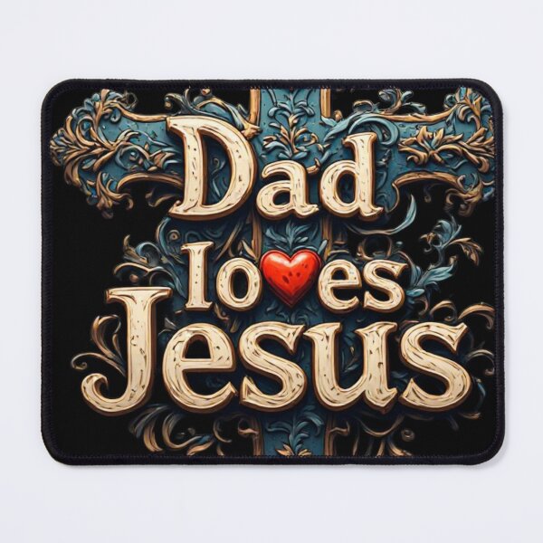 Item preview, Dad loves Jesus designed and sold by Jsw-speedartja.