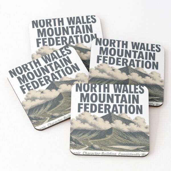 Item preview, North Wales Mountain Federation - Welsh Hikers designed and sold by Barcud Designs.
