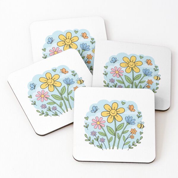 Item preview, Flowers Bees and Butterflies Garden designed and sold by Senthamizh.