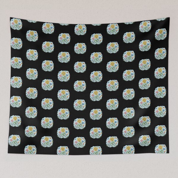 Item preview, Flowers Bees and Butterflies Garden designed and sold by Senthamizh.
