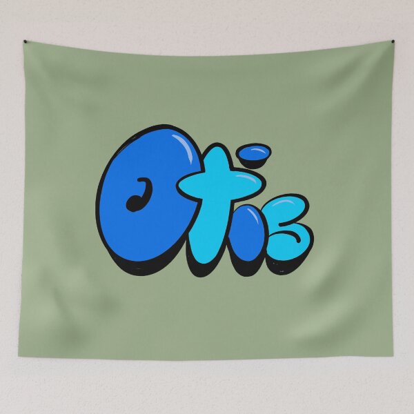 Item preview, Otis Blue Graffiti Bubble Letters Name Design designed and sold by Artonmytee.