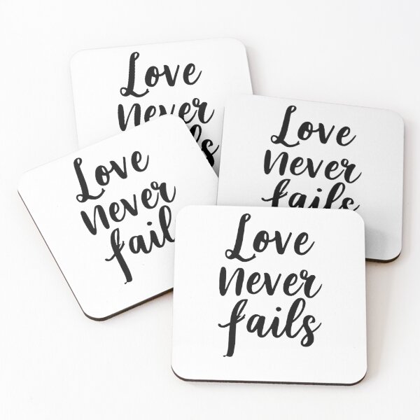 Item preview, Love Never Fails designed and sold by TheDailyCross1.