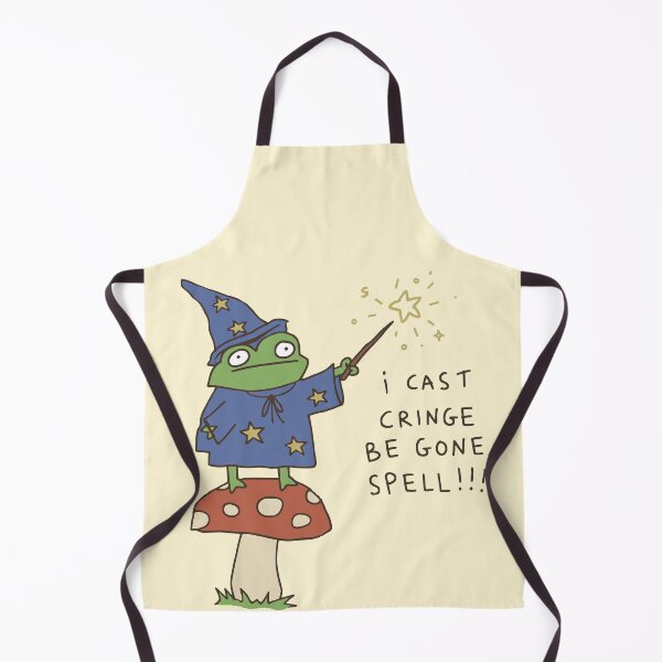 Item preview, I cast cringe be gone spell designed and sold by Doodlywood.