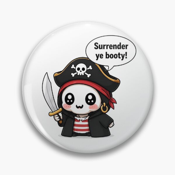 Item preview, Tiny Pirate – Surrender Ye Booty! designed and sold by Icareis-Studios.