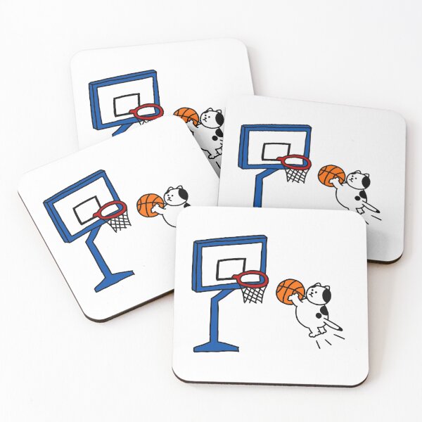 Item preview,  a Cat shooting a basketball designed and sold by superbaechoo.