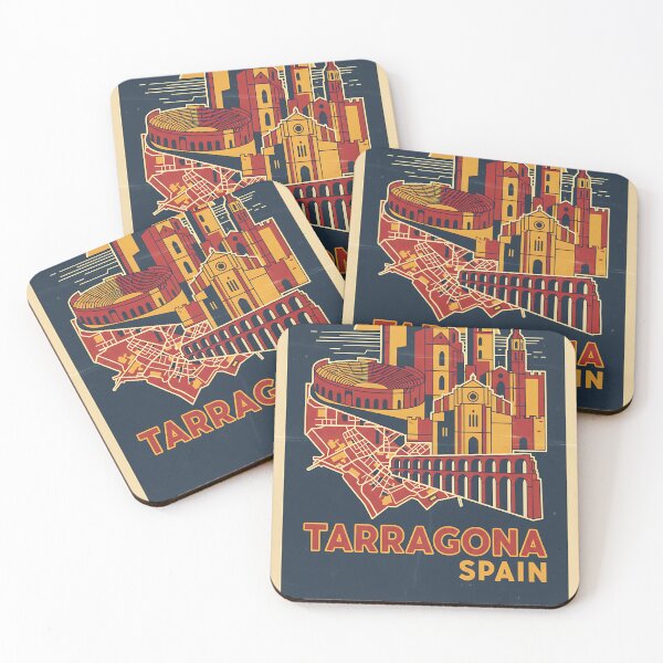 Item preview, Tarragona Spain 1950s Vintage Travel Tourism designed and sold by TravelersGems.