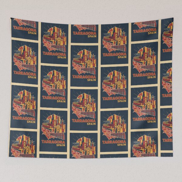 Item preview, Tarragona Spain 1950s Vintage Travel Tourism designed and sold by TravelersGems.