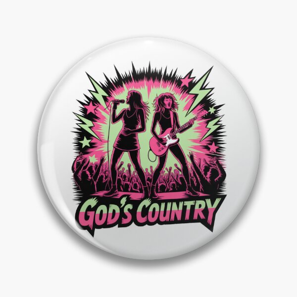 Item preview, God's Country Punk Duo Concert Art designed and sold by LukaRealm.