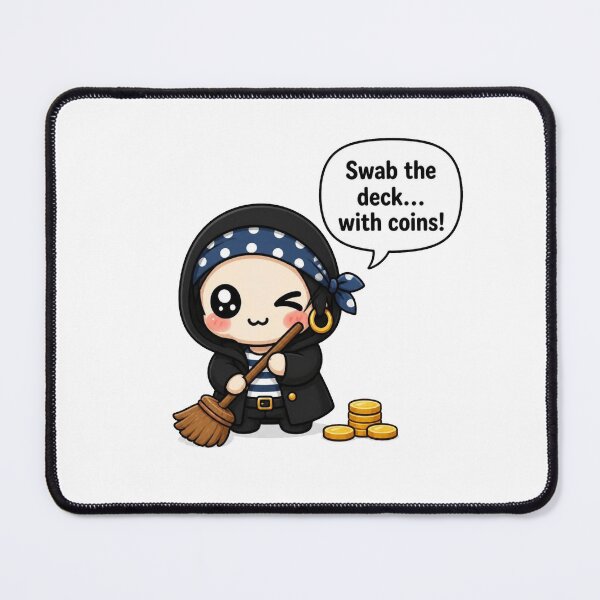 Item preview, Tiny Pirate – Swab the Deck with Coins! designed and sold by Icareis-Studios.