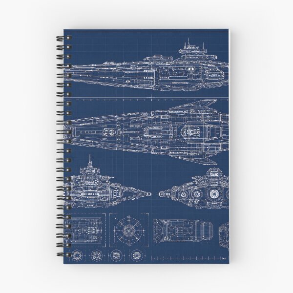 Item preview, Sci Fi Starship Blueprint Schematic designed and sold by Omni Craft .